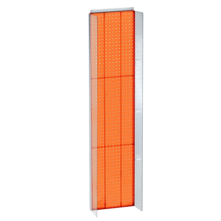 Azar Displays 13.5"W x 60"H Pegboard Powerwing Display 700354-ORG